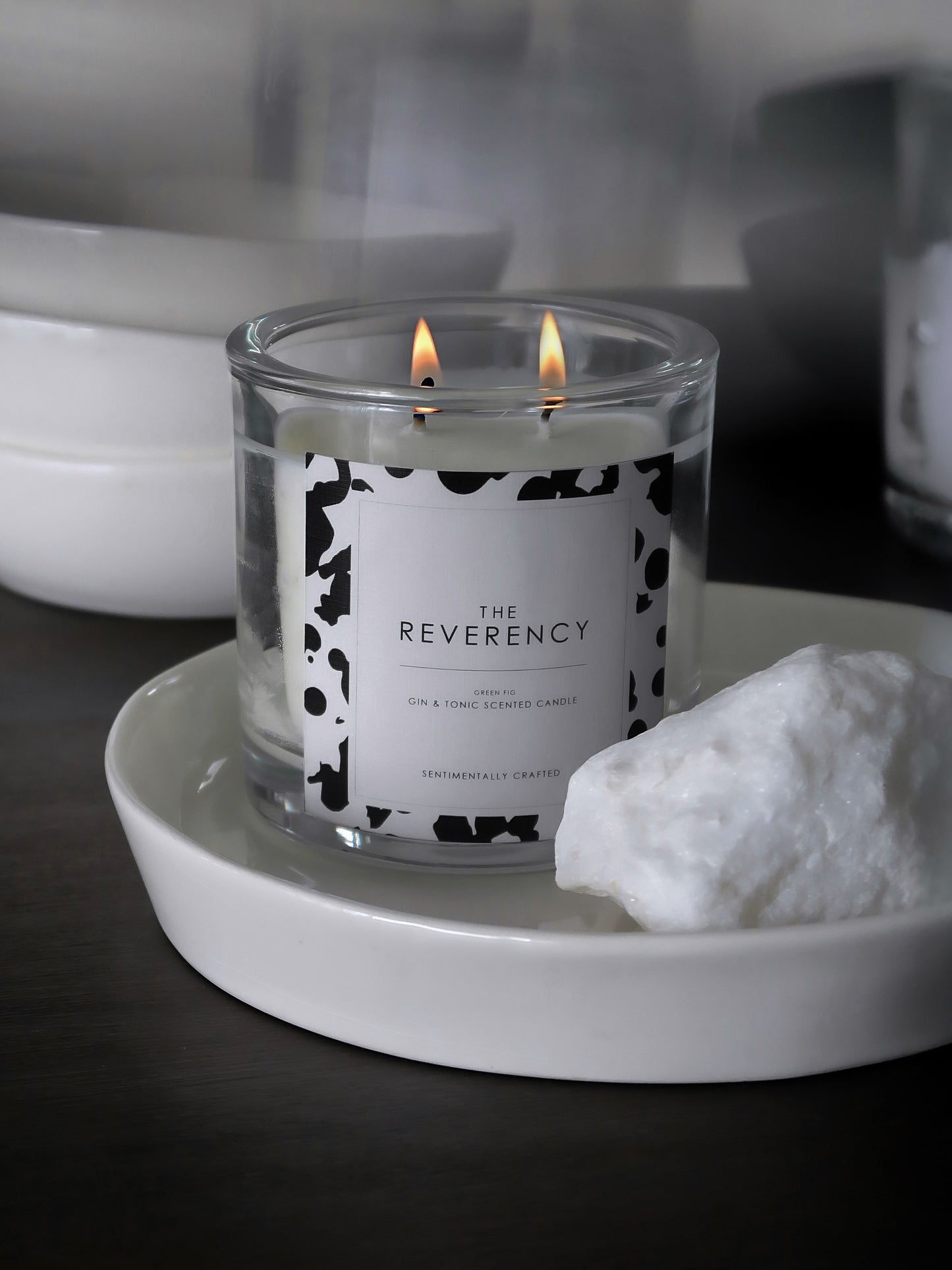 Gin & Tonic Scented Candle (Green fig)
